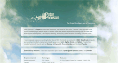 Desktop Screenshot of peter-pearson.com