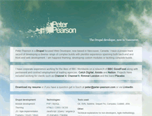 Tablet Screenshot of peter-pearson.com